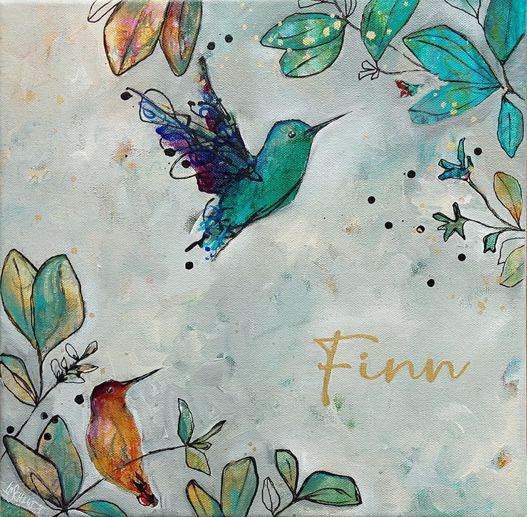 Naamschilderij Finn